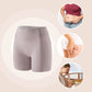 Ropa interior de seda helada de cintura alta para mujer con control de abdomen y levantamiento de cadera