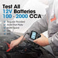 Comprobador de baterías de coche BT100, comprobador de carga de 12 V