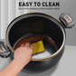 Olla para sopa de esmalte de micropresión de gran capacidad