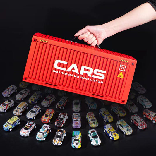 🎅 Promoción de Navidad  55 % DE DESCUENTO 🎁 48 mini coches de juguete con garaje incorporado