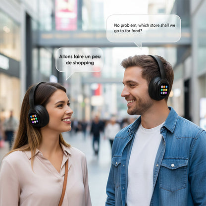🎧 50% DE DESCUENTO! ✨ Auriculares Bluetooth con Pantalla LCD y Asistente de IA - Cancelación de Ruido y Sonido de Alta Calidad para Música y Llamadas 📱✨