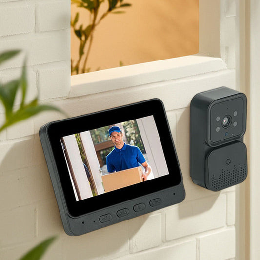 🚚 ¡ENVÍO GRATIS 📹🔔Timbre con Vídeo Inalámbrico – cámara HD y monitor incluidos para mayor seguridad 🏠👀✨