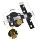 Cerradura de Alta Seguridad para Portón, Cerrojo Largo 50/70mm, Incluye 5 Llaves