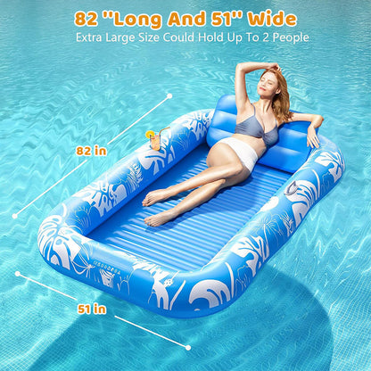 Camastro Inflable para Bronceado con Almohada