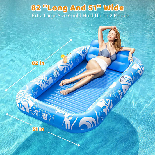 Camastro Inflable para Bronceado con Almohada