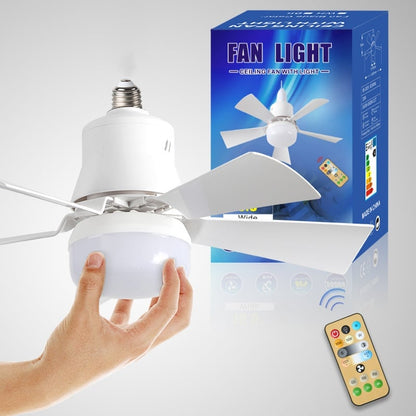 🔥Rebajas: 60 % de descuento🎁 Ventilador de techo y lámpara 2 en 1 portátil con mando a distancia