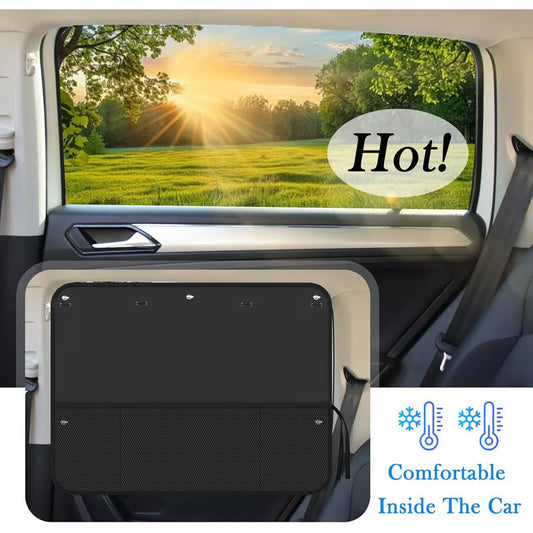 Parasoles para Ventana de Auto con Bolsillos Organizadores