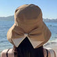 ¡50% DE DESCUENTO! Mujeres Bowknot ancho borde sombrero protector del sol