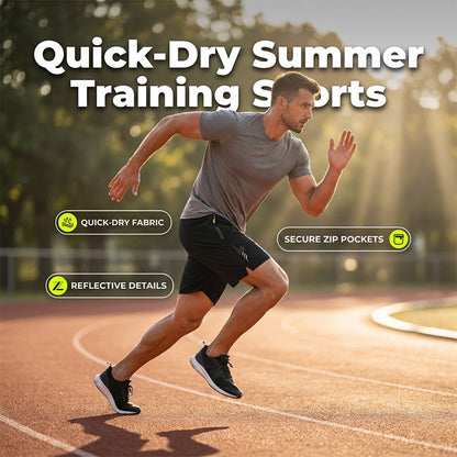 Shorts Deportivos para Hombre de Secado Rápido para Verano