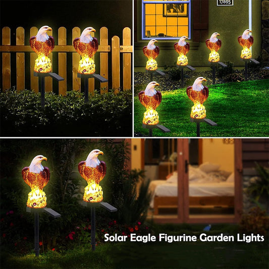 Luz de Estaca para Jardín Alimentada por Energía Solar con Diseño de Águila para Exterior