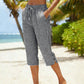 ⏰ 50% DESCUENTO | Pantalones capri de cuadros para mujer. Verano, comodidad y estilo. ¡Precio de rebaja!