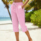⏰ 50% DESCUENTO | Pantalones capri de cuadros para mujer. Verano, comodidad y estilo. ¡Precio de rebaja!
