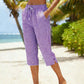 ⏰ 50% DESCUENTO | Pantalones capri de cuadros para mujer. Verano, comodidad y estilo. ¡Precio de rebaja!