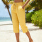 ⏰ 50% DESCUENTO | Pantalones capri de cuadros para mujer. Verano, comodidad y estilo. ¡Precio de rebaja!