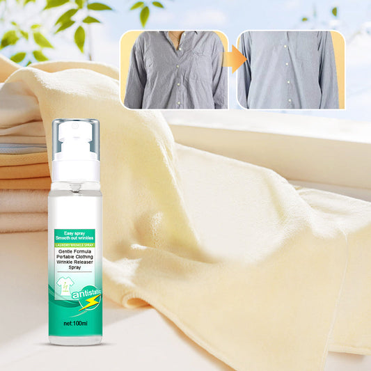 Spray Eliminador de Arrugas Portátil para Ropa de Fórmula Suave