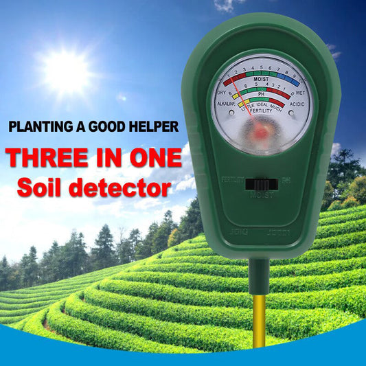 🔥 50% DESCUENTO – Detector de suelo 3 en 1 Mide humedad, pH y fertilidad al instante. Optimiza riego y abono. ¡Plantas más sanas sin adivinar!