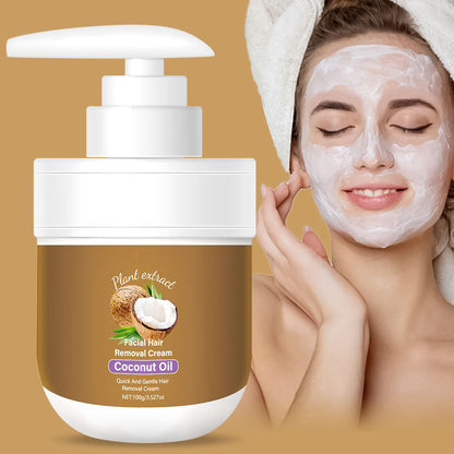 🏷️ 50% OFF – COMPRA MÁS Y AHORRA MÁS Crema depilatoria para rostro con extracto de coco. Resultados rápidos, hidrata mientras depila. ⏰ ¡Último día – no la pierdas!