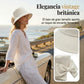 ¡50% DE DESCUENTO! Mujeres Bowknot ancho borde sombrero protector del sol